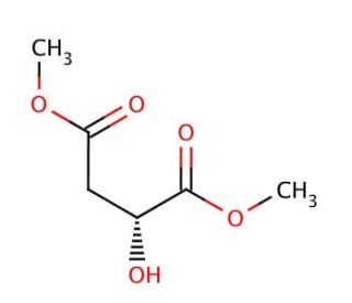 Dimethyl (R)-(&plus;)-malate (CAS 70681-41-3) - chemical structure image