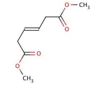 Dimethyl trans-3-Hexenedioate (CAS 25126-93-6) - chemical structure image