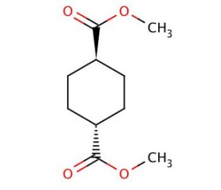 Dimethyl trans-cyclohexane-1,4-dicarboxylate (CAS 3399-22-2) - chemical structure image