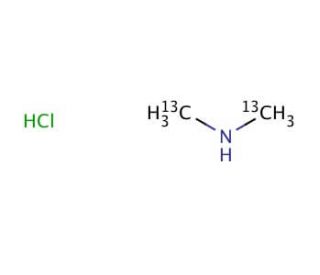 Dimethylamine-13C2 hydrochloride (CAS 286012-99-5) - chemical structure image