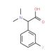 Dimethylamino-(3-fluoro-phenyl)-acetic acid - chemical structure image