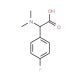 Dimethylamino-(4-fluoro-phenyl)-acetic acid - chemical structure image