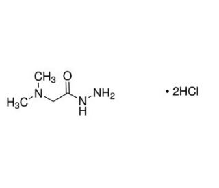 Dimethylaminoacetic acid hydrazide dihydrichloride (CAS 5787-71-3) - chemical structure image