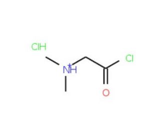 Dimethylaminoacetyl chloride hydrochloride (CAS 60853-81-8) - chemical structure image