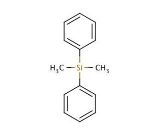 Dimethyldiphenylsilane (CAS 778-24-5) - chemical structure image