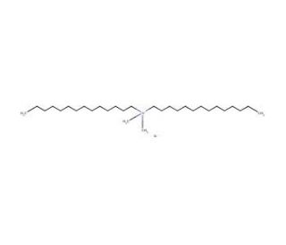 Dimethylditetradecylammonium bromide (CAS 68105-02-2) - chemical structure image