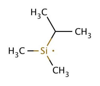 Dimethylisopropylsilane (CAS 18209-61-5) - chemical structure image