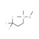 Dimethylmethoxy(3,3,3-trifluoropropyl)silane (CAS 4852-13-5) - chemical structure image