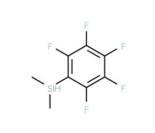 Dimethylpentafluorophenylsilane (CAS 13888-77-2) - chemical structure image