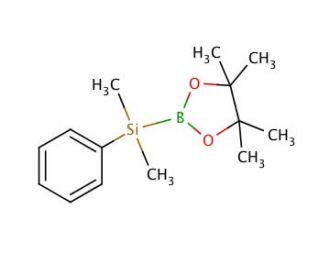 (Dimethylphenylsilyl)boronic acid pinacol ester (CAS 185990-03-8) - chemical structure image