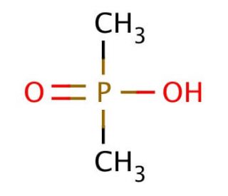 Dimethylphosphinic acid (CAS 3283-12-3) - chemical structure image