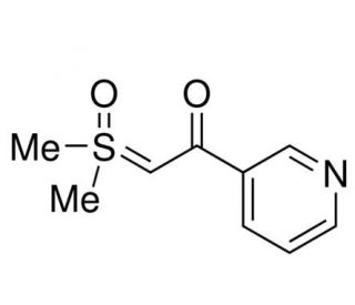 Dimethylsulfoxonium-3-(pyridoyl)methylide (CAS 2218518-58-0) - chemical structure image