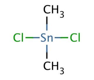 Dimethyltin dichloride (CAS 753-73-1) - chemical structure image