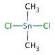 Dimethyltin dichloride (CAS 753-73-1) - chemical structure image