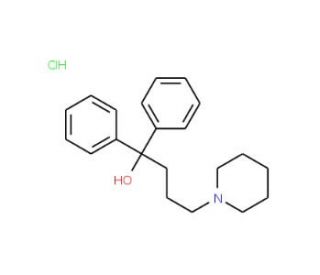 Diphenidol hydrochloride (CAS 3254-89-5) - chemical structure image