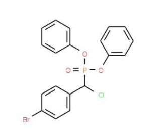 Diphenyl 4-Bromo-alpha-chlorobenzylphosphonate (CAS 189099-56-7) - chemical structure image