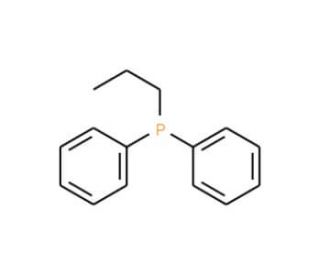 Diphenyl-n-propylphosphine (CAS 7650-84-2) - chemical structure image