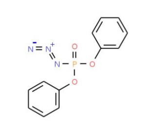 Diphenyl phosphoryl azide (CAS 26386-88-9) - chemical structure image