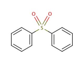 Diphenyl sulfone (CAS 127-63-9) - chemical structure image