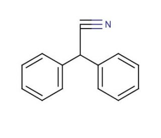 Diphenylacetonitrile (CAS 86-29-3) - chemical structure image
