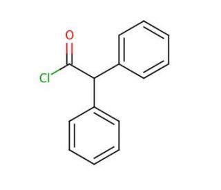 Diphenylacetyl chloride (CAS 1871-76-7) - chemical structure image