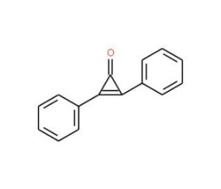 Diphenylcyclopropenone (CAS 886-38-4) - chemical structure image