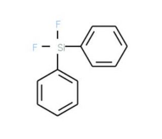 Diphenyldifluorosilane (CAS 312-40-3) - chemical structure image
