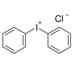 Diphenyliodonium chloride (CAS 1483-72-3) - chemical structure image