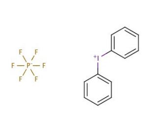 Diphenyliodonium hexafluorophosphate (CAS 58109-40-3) - chemical structure image