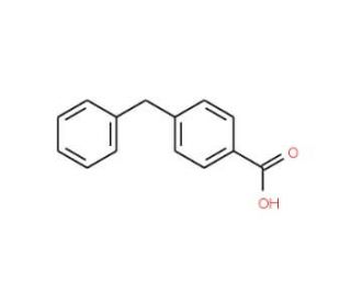 Diphenylmethane-4-carboxylic acid (CAS 620-86-0) - chemical structure image