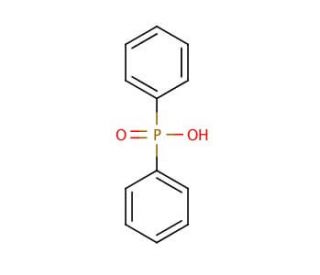 Diphenylphosphinic acid (CAS 1707-03-5) - chemical structure image