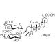 Dipotassium Glycyrrhizinate (CAS 68797-35-3) - chemical structure image