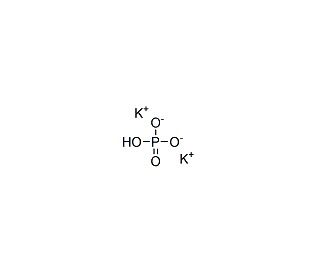 Dipotassium hydrogen phosphate (CAS 7758-11-4) - chemical structure image