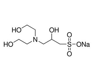 DIPSO sodium salt (CAS 102783-62-0) - chemical structure image