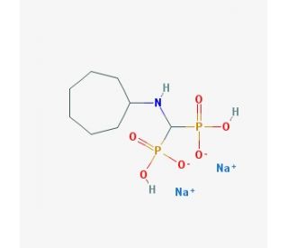 Disodium Cycloheptylaminomethylene diphosphonate (CAS 138330-18-4) - chemical structure image