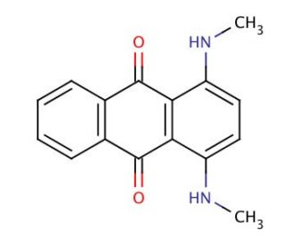 Disperse Blue 14 (CAS 2475-44-7) - chemical structure image