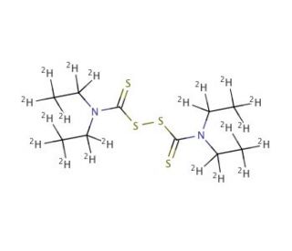 Disulfiram-d20 (CAS 1216403-88-1) - chemical structure image