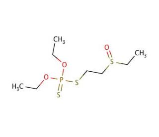 Disulfoton-sulfoxide (CAS 2497-07-6) - chemical structure image