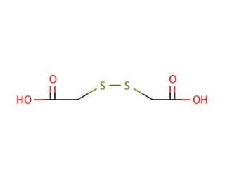Dithiodiglycolic acid (CAS 505-73-7) - chemical structure image