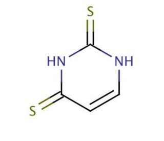 Dithiouracil (CAS 2001-93-6) - chemical structure image