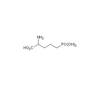 DL-2-Amino-5-phosphonovaleric acid (AP5) (CAS 76326-31-3) - chemical structure image