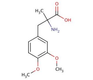 DL-3-(3,4-Dimethoxyphenyl)-2-methylalanine (CAS 10128-06-0 ) - chemical structure image