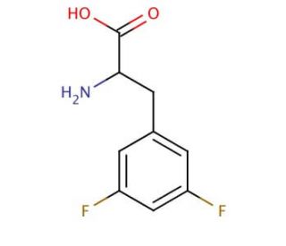 DL-3,5-Difluorophenylalanine (CAS 32133-37-2) - chemical structure image