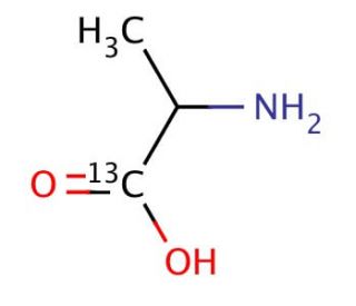 DL-Alanine-1-13C (CAS 102029-81-2) - chemical structure image