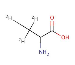DL-Alanine-3,3,3-d3 (CAS 53795-94-1) - chemical structure image