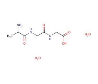 DL-Alanylglycylglycine Dihydrate - chemical structure image