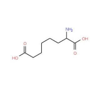 DL-alpha-Aminosuberic acid (CAS 3054-07-7) - chemical structure image