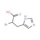 DL-alpha-Bromo-beta-(5-imidazolyl)propionic acid (CAS 35319-96-1) - chemical structure image