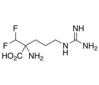 DL-&alpha;-(Difluoromethyl)arginine (CAS 69955-43-7) - chemical structure image