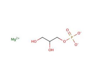 DL-&alpha;-Glycerol phosphate magnesium salt (CAS 927-20-8) - chemical structure image